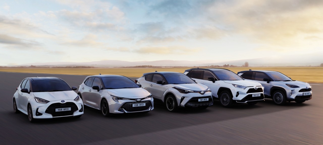 Toyota Yaris, Corolla HB, C-HR, RAV4, Yaris Cross